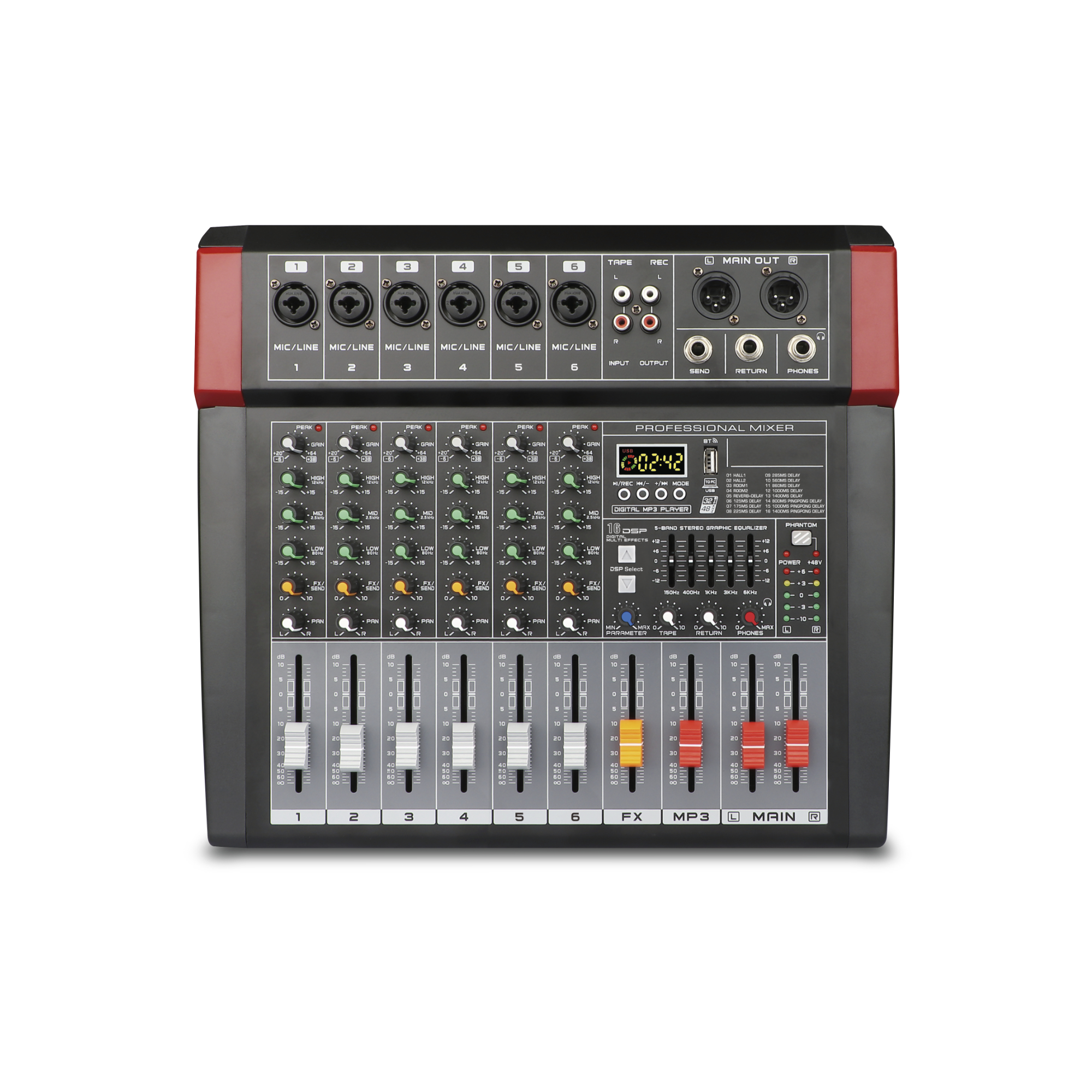 Karma MXP 8C - Mixer microfonico 8 canali