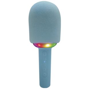 Microfono Karaoke con effetti luce - colore blu