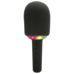 Microfono Karaoke con effetti luce - colore nero
