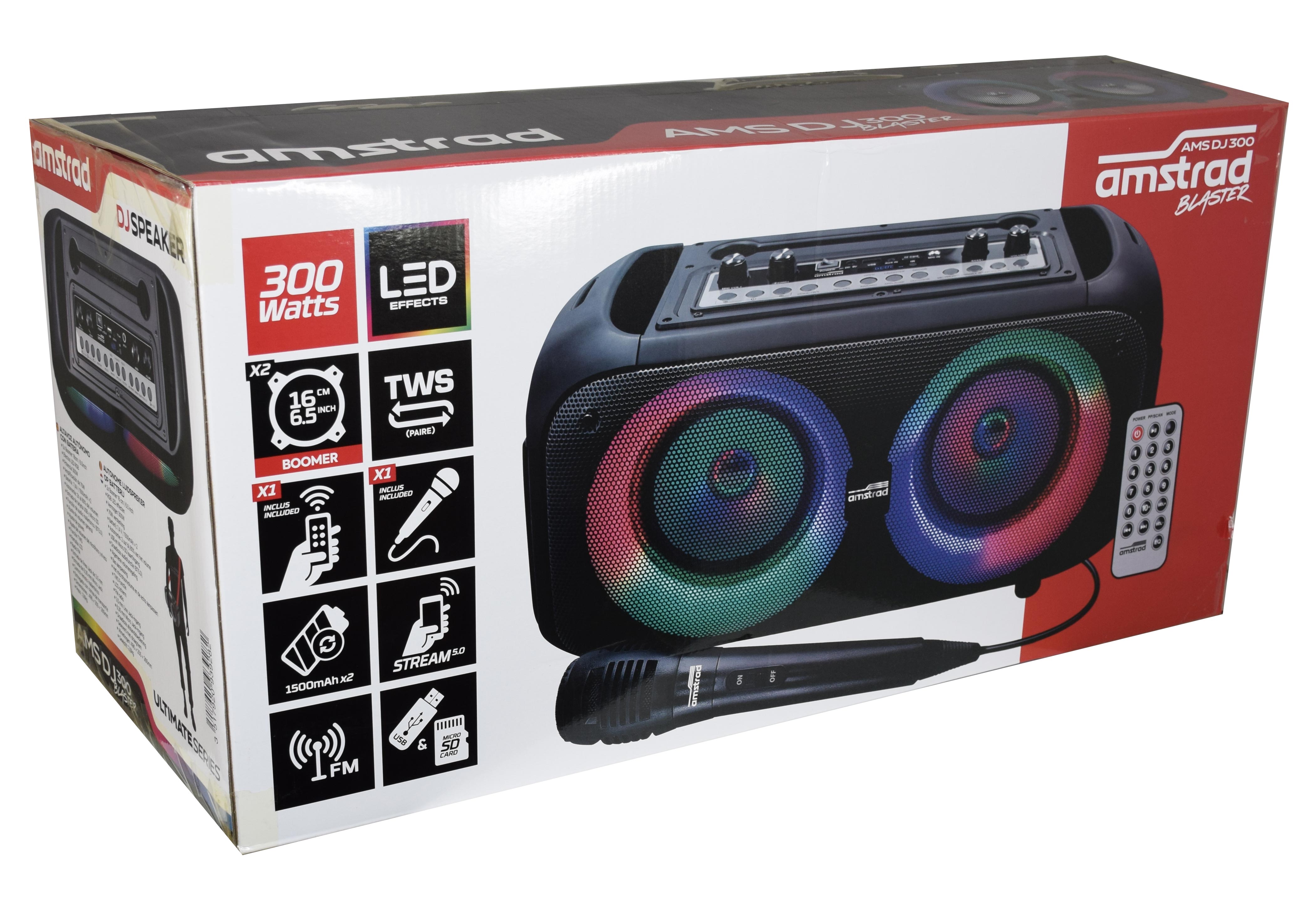 KARMA ITALIANA Srl Amplified speakers AMS DJ300 Blaster rechargeable