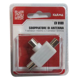 KARMA Sdoppiatore antenna 1M 2F CV 8189