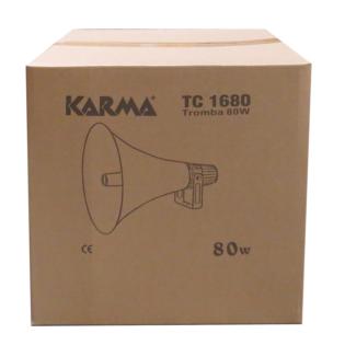 Alluminio Grigio Karma TC 1680 Tromba Impermeabile in Alluminio 
