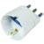 CC 9553 - 16A plug adapter with Schuko socket