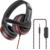P 4R - Gaming headphone with microphone - red