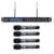 SET 8042PAL - UHF wireless system with 4 handheld microphones